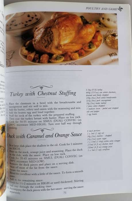 Sharp combination cookery book