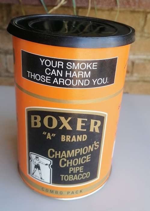 Boxer tobacco tin