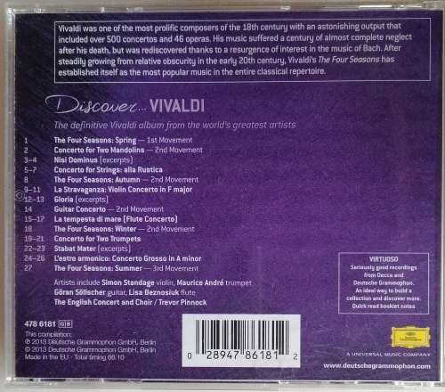 Discover Vivaldi cd