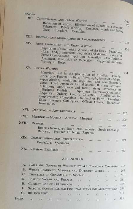 Manual of modern English