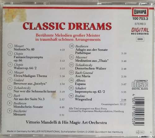 Classic dreams cd