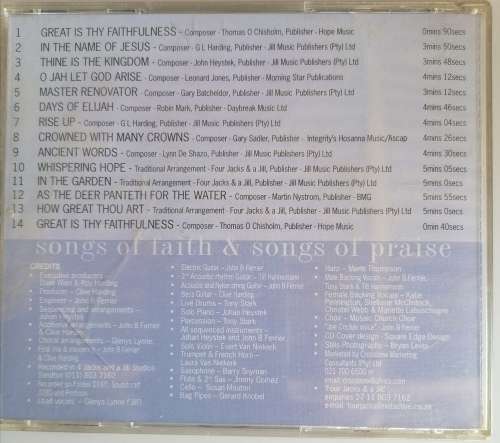 4 Jacks and a Jill - A time of faith cd