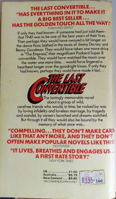 The last convertible by Anton Myrer