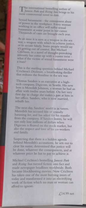 Disclosure by Michael Crichton