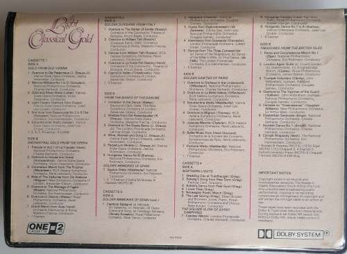 Light classical gold - 4 x tapes
