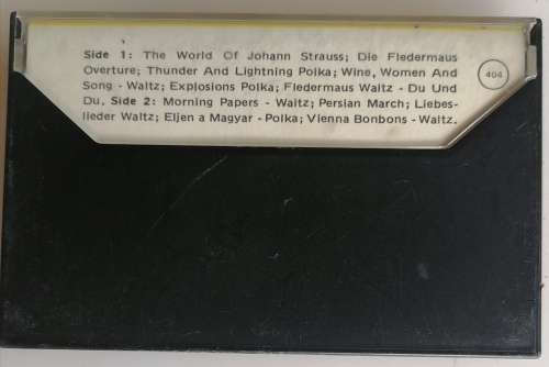 The world of Johann Strauss tape