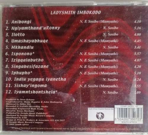 Ladysmith Imbokodo anibongi cd