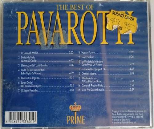 The best of Pavarotti cd