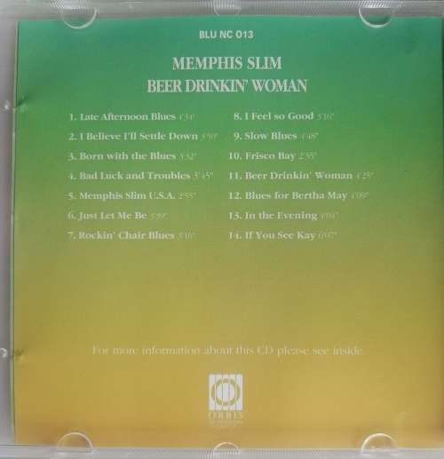 Memphis Slim - Beer drinkin` woman cd