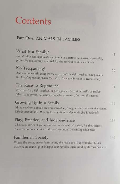 Animal families