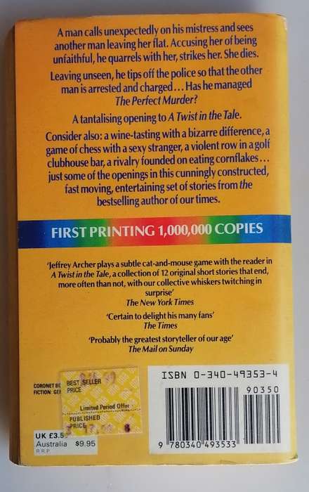 A twist in the tale by Jeffrey Archer