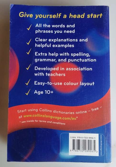 Collins Australian school dictionary