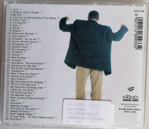 Barry Hilton Live cd