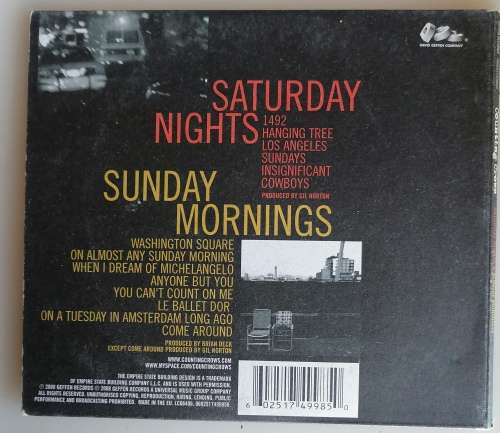 Counting Crows - Saturday nights and Sunday mornings digisleeve cd