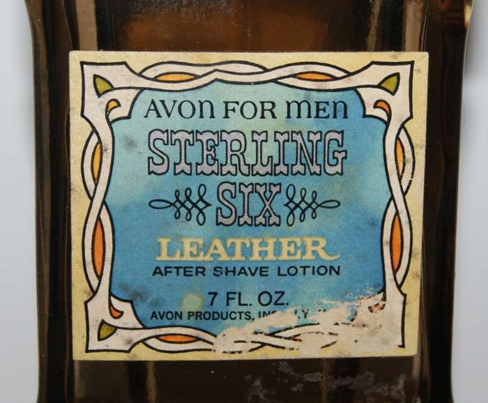 Avon for Men `Sterling Six` Aftershave Bottle