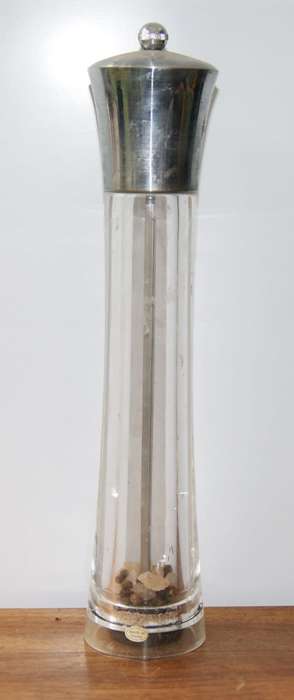 Perspex and Stainless Steel Table Grinder