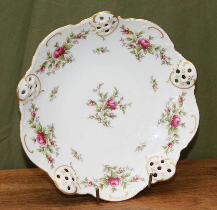 Rosenthal `Classic Rose Collection` Pierced Snack Dish