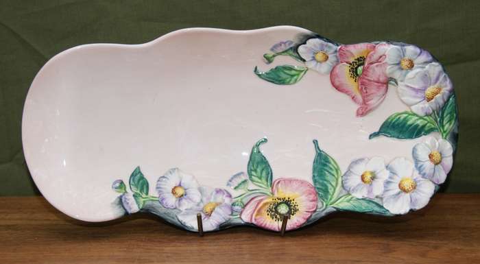 Carlton Ware Poppy and Daisy Wavy Edged Dish