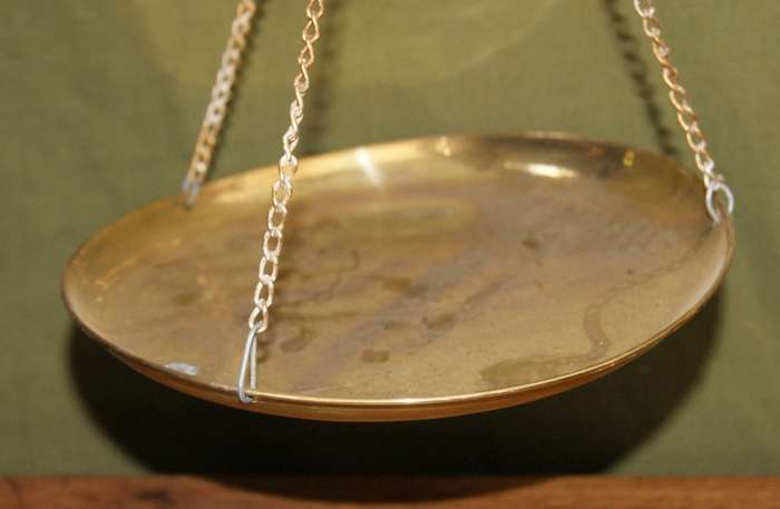 Brass Balance with Eagle Motif