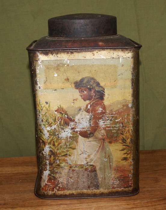 Antique Mazawattee 31lbs Tea Tin