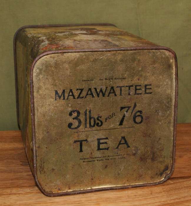 Antique Mazawattee 31lbs Tea Tin