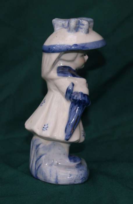 Blue and White Chinese Made Figurine