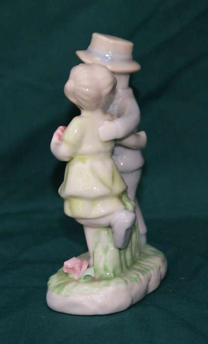 Vintage Lady and Man Ornament