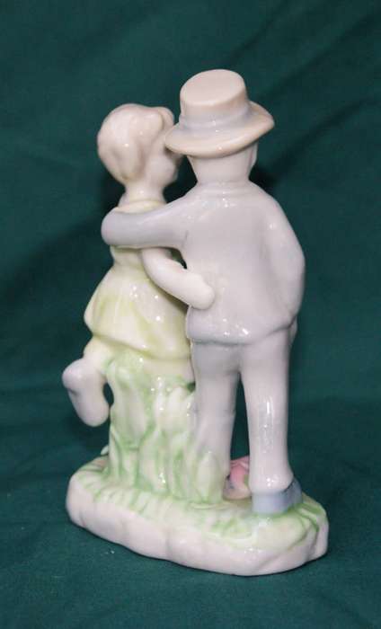 Vintage Lady and Man Ornament