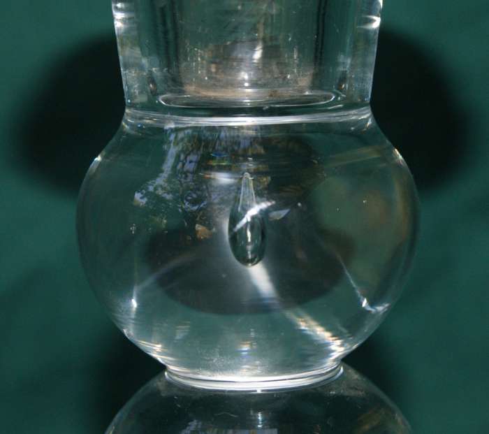 Manganese Glass Candle Holder
