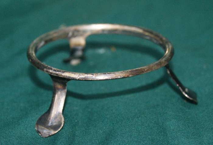 Silver Plated Tea Strainer on Stand