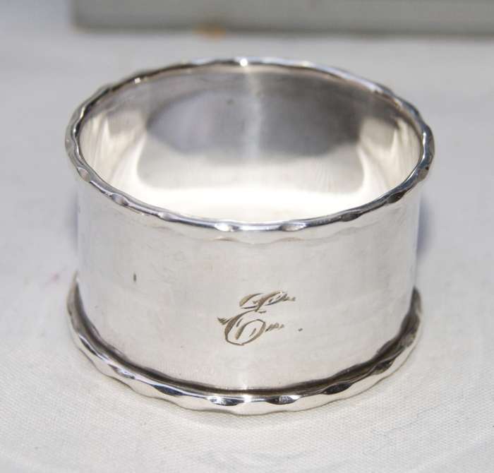 Box of 6 Assorted Serviette Rings Silver Plated