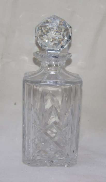 Vintage Full Lead Crystal Hand Cut Decanter