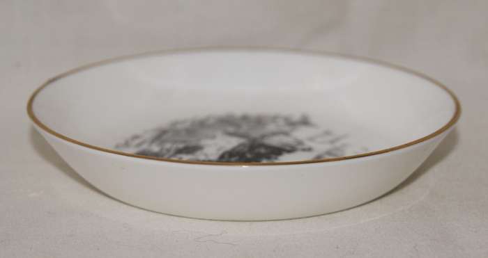 Royal Worcester Bothal Castle Northumberland Dish
