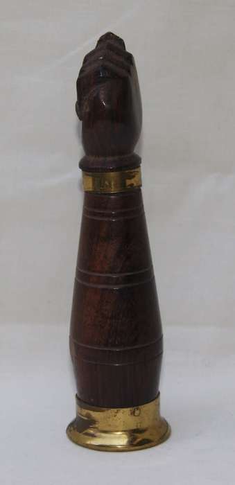 Hand Made Wood and Brass `Up Yours` Bottle Opener
