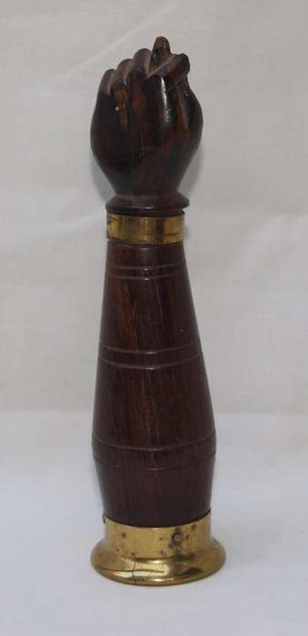 Hand Made Wood and Brass `Up Yours` Bottle Opener