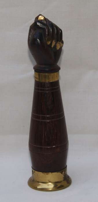 Hand Made Wood and Brass `Up Yours` Bottle Opener