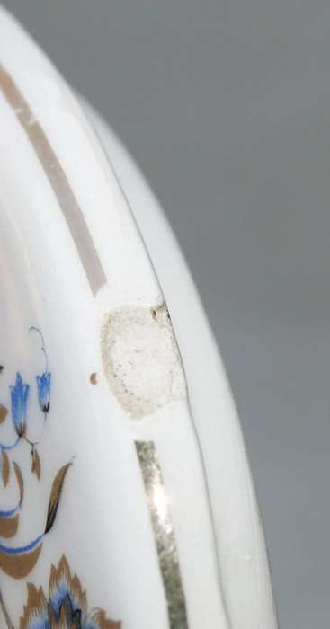 Vintage Floral Porcelain Trinket Box