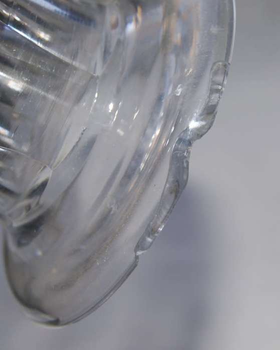 Pair of Matching Hand Cut Crystal Decanters
