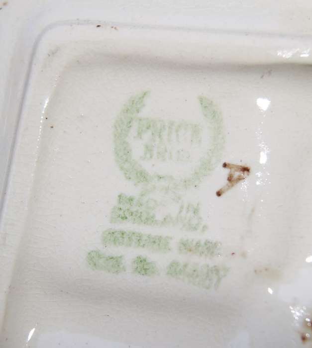 Price Bro's "Cottageware" Egg Cup Set on Serving Tray