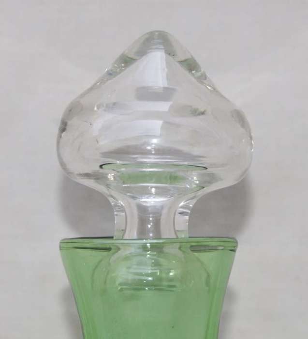 Vintage Emerald Venetian Glass Decanter