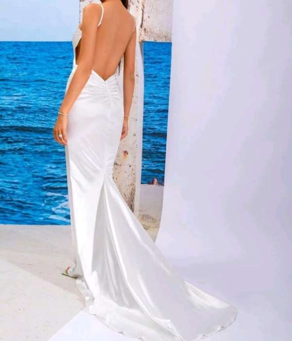 Satin Wedding Dress