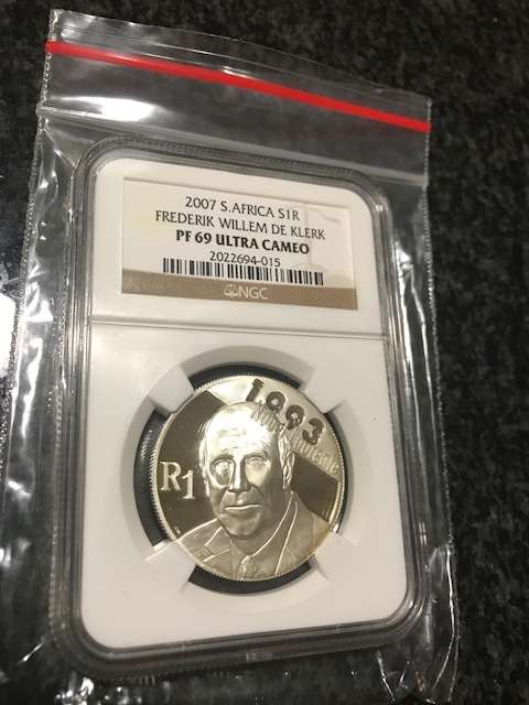 2007 - S1R FW de Klerk - PF 69 Ultra Cameo