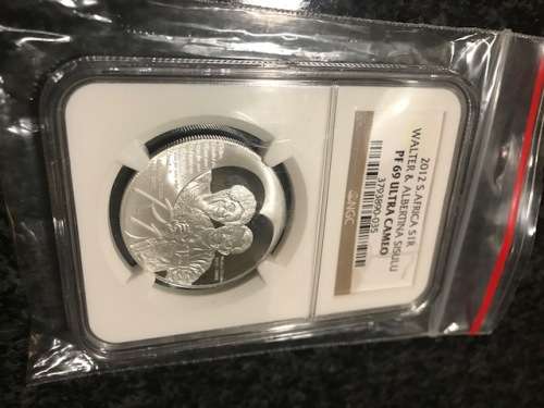 2012 - Walter & Albertina Sisulu - PF 69 Ultra Cameo