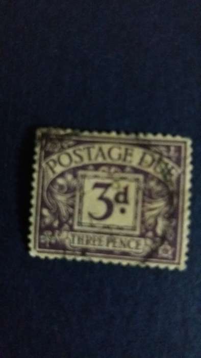 Great Britain Postage due 1937 3d pence *Used*