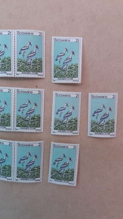 Botswana 2t Marabou Stork 1978 * 16 unused stamps *