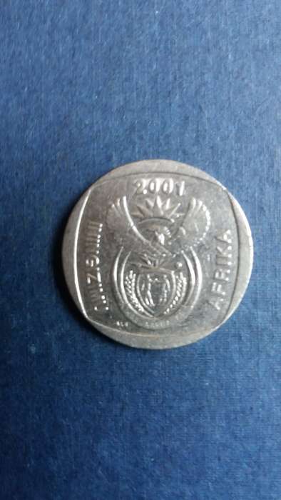 South Africa 2001 R5 - Mintage 2 million