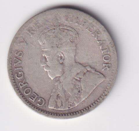 UNION OF SOUTH AFRICA 1933  TICKEY 3 PENCE (SILVER)