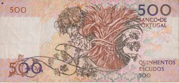Portugal, 500 Escudos, 1993, P-180e VF