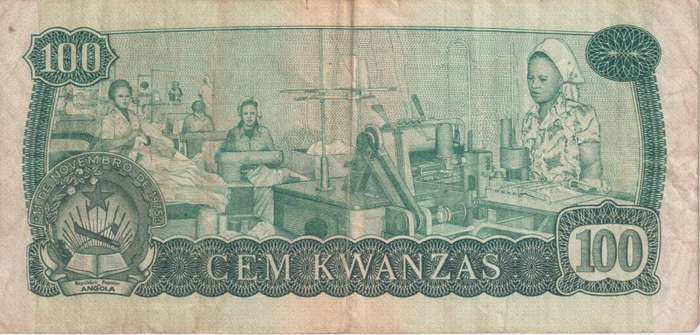 ANGOLA 100 KWANZAS 1979 P115 VF