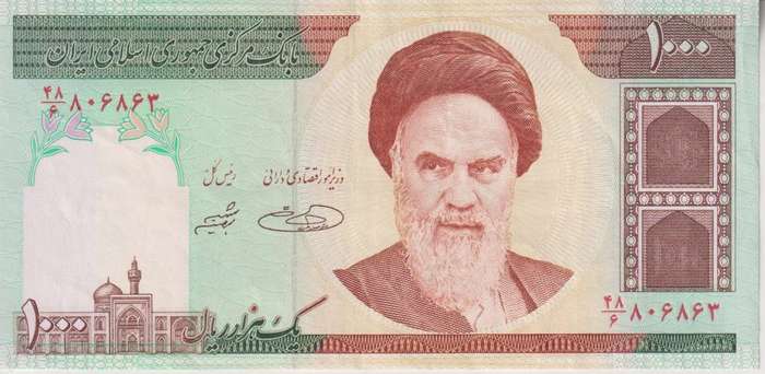 IRAN 1000 RIALS 2005 P143e UNC